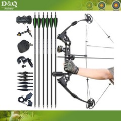 Archery Compound Bow Arrows Set 20-70lbs Stabilizer Hunting Shoting Target