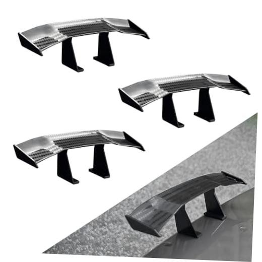 Universal Car Mini Spoiler Wing, 6.7 Inch Auto Rear Tail Wing, Mini Carbon