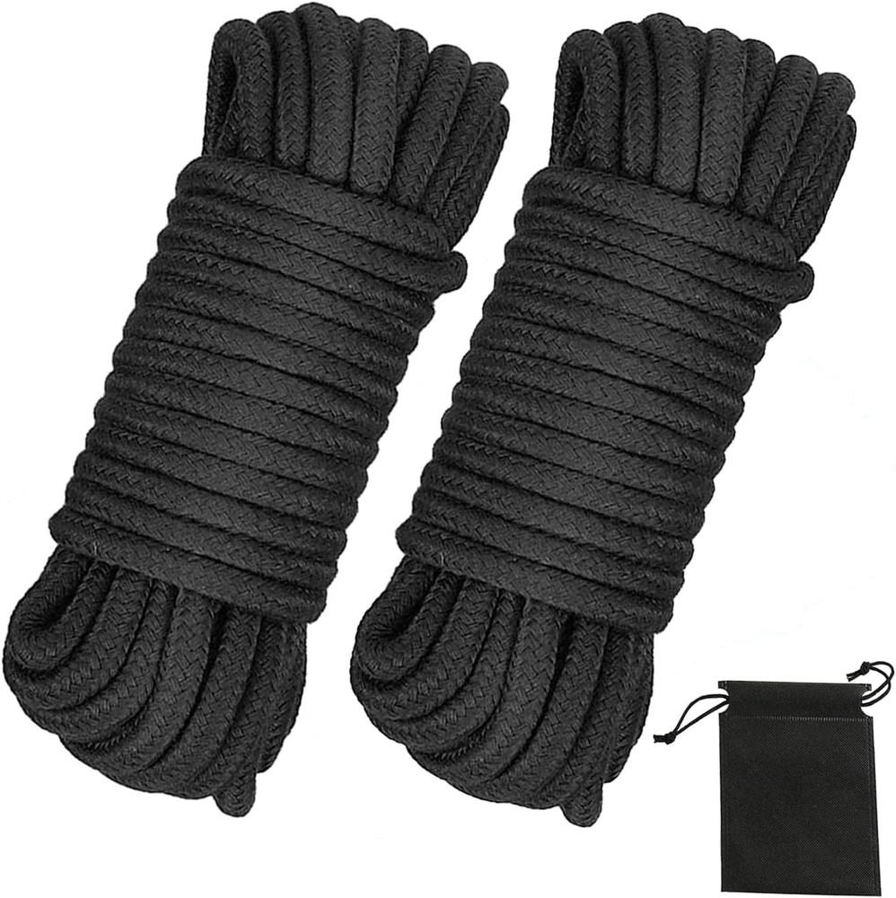 Soft Cotton Rope, 32 feet / 10m Rope, 8mm Thick, Soft Rope, Long Rope, Soft