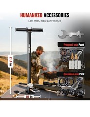 High-Pressure 4-Stage PCP Hand Pump 30MPa for Air Rifles, HPA Tanks, Paintball