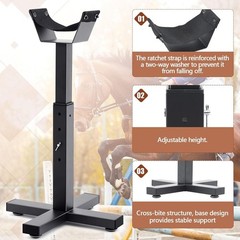 Adjustable Farrier Stand Metal Horse Hoof Trimming Equipment with 5 Heights