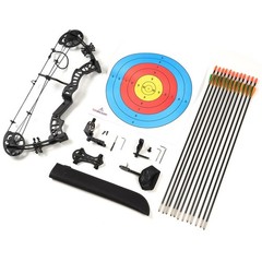 Junior 10-30lbs Compound Bow Archery for Youth Beginner Target Shooting Practice