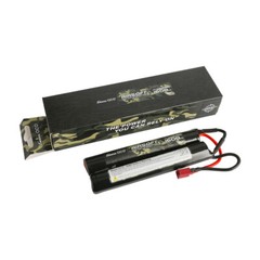 Gens Ace 1600mAh 9.6V 8S Airsoft Gun Nunchuck-Style NIMH Battery with T plug