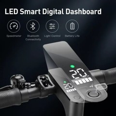 S9 8.5» Pneumatic Tire Electric Scooter Foldable 18mph Max Speed Adult Scooter