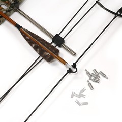 Archery Hunting Carbon Arrows, MS Carbon Fiber Arrow Spine 400 with Screw-in …