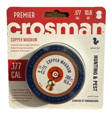 Crosman Premier Copper Magnum .177 Caliber 10.6 Grain Pellets 4.5mm 200ct. New