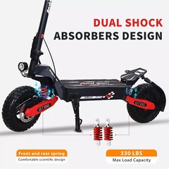 Electric Scooter for Adult 2400W Dual Motors 43Miles 40MPH Off-Road Scooter BQ