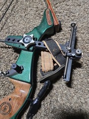 Vtg Martin M-44 Firecat Compound Bow Package 45-60#