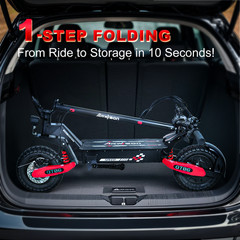 Off-road Electric Scooter for Adults 1200W 30MPH 25Miles 11»Commuter Escooter