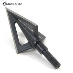 6/12pcs 100Grain Broadheads 3 Blade Hunting Archery Arrow Heads Points Tips
