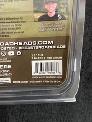 Beast Broadheads 2 Blade 100gr 2.3″ 3 Pack BRAND NEW