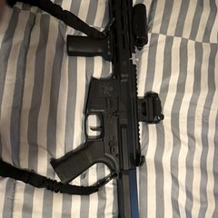 Matrix Calico Jack Airsoft Rifle/SMG Replica w/ Sling & Mounted Optic Sight