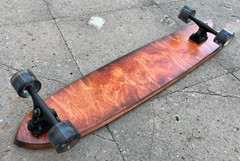 Lucid 45″ Longboard Skateboard Fish Tail Complete Skate Made in California NEW