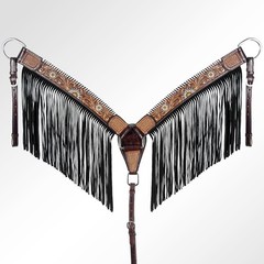 AD American Darling ADPAF124-BC Western Horse Floral Breast Collor Genuine