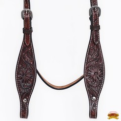 C–SET Western Horse Headstall Breast Collar Set Tack American Leather Hilason