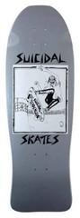 Dogtown x Suicidal Pool Skater Gray / Blue Pearl Fleck Reissue Skateboard Deck