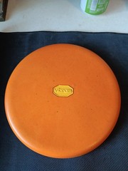 Vibram Ridge Disc Putter Orange Speckled 174g Medium Rubber Putter OOP NEW