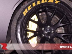 Automotive Caliper Wraps Reflective Vinyl High Heat Temperature Film Fits