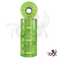 Cal 7 Skateboard Cruiser Clear Green Color 70mm 83a Wheel With Bearing