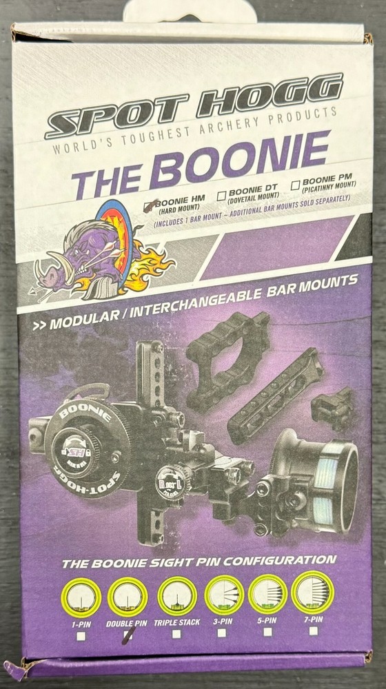 Spot Hogg The Boonie Double Pin Standard Hard Mount Right Hand .019 New