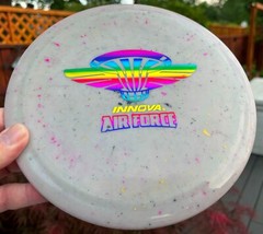 (New Listing) 175G PFN Thunderbird Rainbow Disc Golf Innova PDGA Splatter #3026