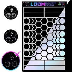 Reflective Stickers | 67pc Engineer Blk | Reflective Stickers Engineer_black