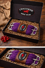 Western 27 Strand Double Weave Purple Mohair Roper Cinch 97RT07PP