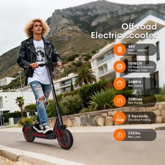 30mph Electric Scooter 1000W Foldable Scooter With App & Double Shock Absorption