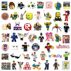 Mix 10/50 PCs Roblox Game Luggage Notebook Laptop Car Sticker – No Duplicate