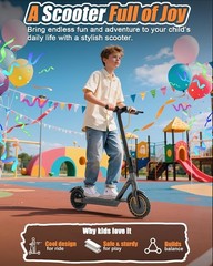 Electric Scooter for Kids Ages 8-12 350W Motor Foldable Escooter 12Miles 31km/h