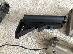 Elite Force CQC M4 Airsoft AEG 6MM Brown Huge Lot And More