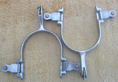 2 1/2″ WESTERN SPURS WITH SPINNING BRASS ROWELS