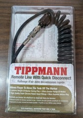 Tippmann Coiled Remote Line w/ Quick Disconnect | Paintball Hose 55169 NEW