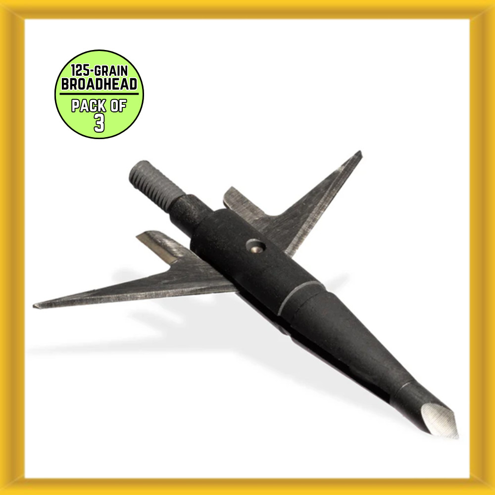 Swhacker #202 2-Blade 125 Grain Mechanical Broadhead 3-PACK (SWH00202) NEW