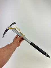Grivel Mont Blanc Air Tech Ice Axe Made in Italy Mountaineering Piolet w/ Leash