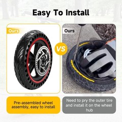 8.5×2 Scooter Tire Wheel Assembly Replacement for Gotrax GXL V2 GL2 XR Rival …