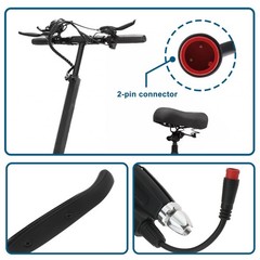 LT Easiyl 1 Pair Electric Scooter Brake Lever, Left show as picture, Black