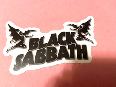 Black Sabbath-Sticker-Band-Die-Cut-3″ x1.75″-Fan-Guitar/Phone Sticker-New