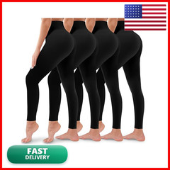 Diravo 4 Pack Black Leggings For Womentights Buttery Soft Tummy Control Pants
