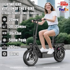 749W Off-road Electric Scooter, 48V 15A Large-capacity Battery, 35 Miles