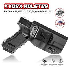 Glock 19 Holster,Forcenter IWB Kydex Holster Compatible with Glock17,19,19X,2…