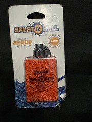 SplatRBall Orange Ammunition 20 000 Rounds 7.5 Mm Bottle