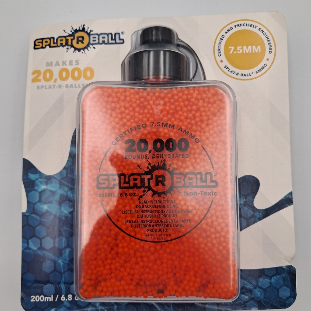 Splat R Ball Water Beads Ammo 7.5mm 20,000 Rounds