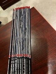 12 FMJ Injexion Easton Arrow Shafts 460 Deep 6 Full Metal Jacket Dozen
