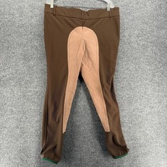 Devon Aire Pants Womens XL Riding Breeches Equestrian Brown Full Patch Elite