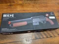 Double Eagle M47C Pump Action Super Shotgun W/ Changeable Hop Up & Loads Of Ammo