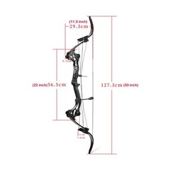 ZSHJGJR Recurve Bow American Hunting Bow 320FPS Draw Weight 40-55lbs Adjustab…