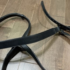 USED Leather Breastplate English Hunt Style for Horses