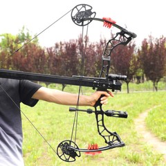 6 Arrow Rapid Bow Shooter Launcher Laser Compound Recurve Bows Hunting Archery