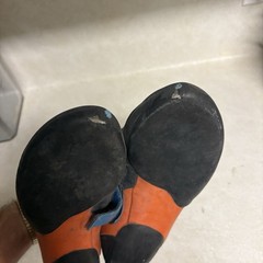 Evolv Shaman Men Rock Climbing Shoes Size 8 Blue And Orange
